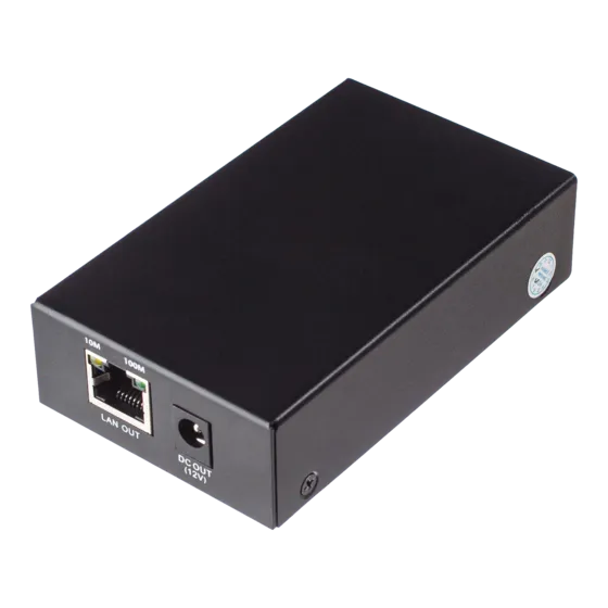 LAN OUT разъем AT-A-PSL1 PoE-сплиттера